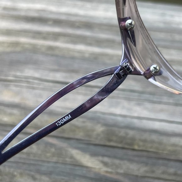 Charmant Glasses Frame Plum Eyeglasses Frame Only - Picture 6 of 13